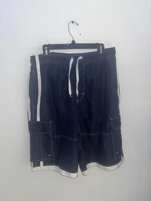 Beverly Hills Polo Club Traje de Baño Para Hombres Mediano Bañador Forro Bolsillos Azul Foto 1 de 4