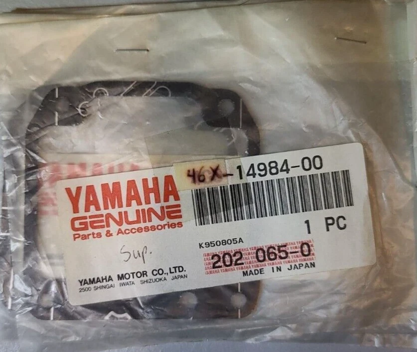 Junta de cuenco flotador Yamaha 4G0-14984-00 genuina OEM nueva Foto 1 de 1