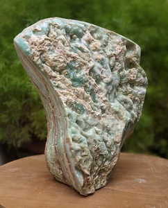 Natürlicher Aragonit karibischblau Calcit halb unpoliert Freischaumkristall 4,1 kg - Bild 1 von 5