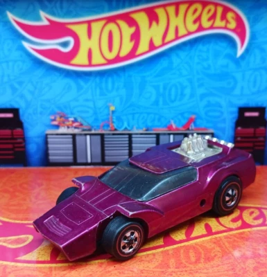 DE COLECCIÓN RARO MATTEL HOT WHEELS REDLINE MAGENTA SIZZLERS BACKFIRE - FUNCIONA Foto 1 de 4