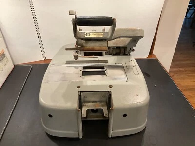 Vintage Steel Addressograph Model 200E Address Label Press Manual O Graph - Image 1 of 4