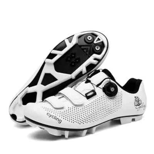 Men's Cycling Shoes MTB Road Bicycle Outdoor Sports Leisure Comfortable Sneakers - Picture 1 of 33