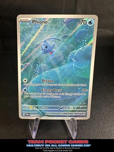 Phione 175/167, Twilight Masquerade, Pokemon, NM - Picture 1 of 3
