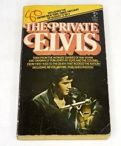 The Private Elvis by May Mann 1977 Pocket Books 81884 Vintage Paperback Obituary - Picture 1 of 9