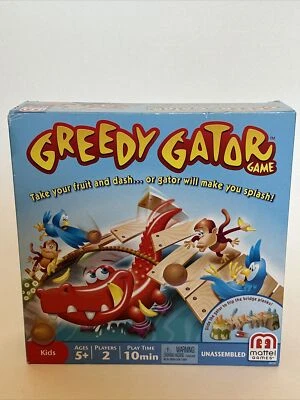GREEDY GATOR GAME Take Your Fruit and dash…or gator Will make You Splash Ages 5+ - Image 1 of 3
