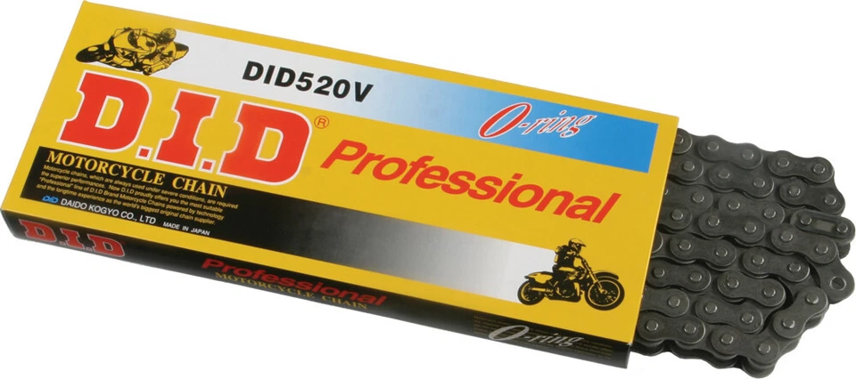 D.I.D 1980-2000 KX80 Kawasaki 420V-120L PRO "VO-RING" CADENA NATURAL 420VX120RB Foto 1 de 1