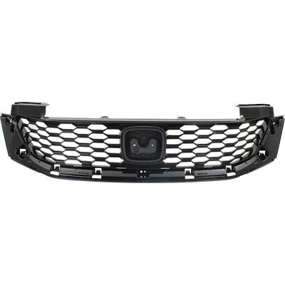 New Front Black Grille For 2013-2015 Honda Accord Coupe HO1200217 71121T3LA01 Foto 1 de 4