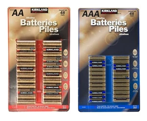 Kirkland AA / AAA Alkaline Batterien 48 Stück Neu und Versiegelt 7 Jahre Haltbarkeit - Bild 1 von 3