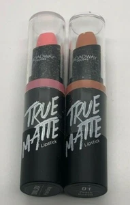 2 Pack Broadway Colors True Matte Lip Stick - Choose Your Shade - Picture 1 of 5