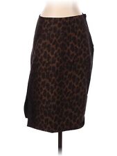 Giambattista Valli Women Brown Wool Skirt XS