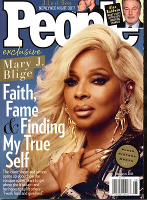 PEOPLE Magazine February 6 2023 Mary J. Blige David Crosby Maxwell Frost - Image 1 of 2
