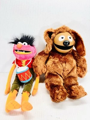 "Muppets 11"" Animal & Rowlf Peluche con Cara de Goma Juguetes Jim Henson 1989" Foto 1 de 4