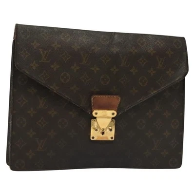 LOUIS VUITTON Monograma Porte Documentos Senatur Maletín M53335 LV Auténtico BA4899 Foto 1 de 4