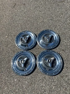 Factory 1965 Plymouth Belvedere Satellite 14 inch spinner hubcaps wheel covers - Picture 1 of 23