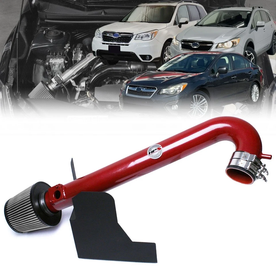 Воздухозаборник HPS Red Shortram + экран для 11–18 Forester 2,5 л/13–17 Crosstrek 2,0 л - Изображение 1 из 3