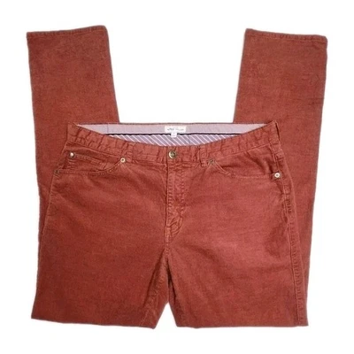 Calça masculina de veludo Peter Millar 36x33 Spice vermelha golfe desempenho stretch MF22B9 - Imagem 1 de 4