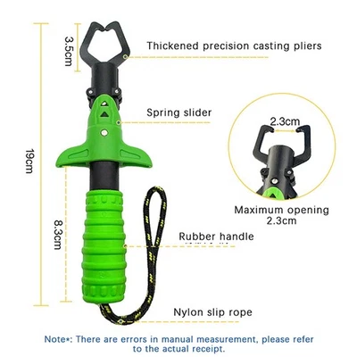 Pinza de pesca controlador de peces portátil profesional agarre de peces atrapador de labios Foto 1 de 4