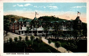 CO~COLORADO~MANITOU~CLIFF HOUSE~MAILED 1925 - Picture 1 of 3