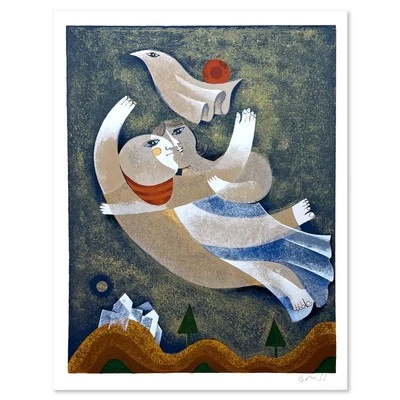 Samy Briss Edición Limitada. Arte serigrafía firmado a mano y #'d con LOA Foto 1 de 2