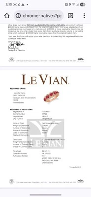 Anillo Le Vian 14K Rubí/Diamante Foto 1 de 4