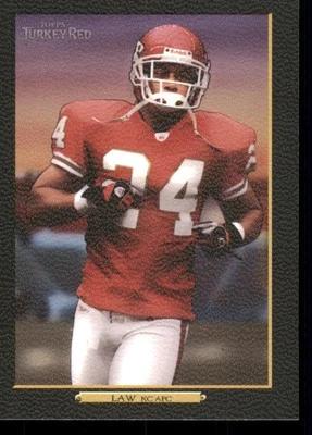 2006 Topps Turkey Red Black #116 Ty Law - Image 1 of 2