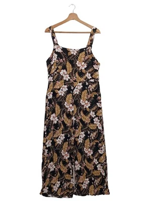 RIPCURL Langer Jumpsuit Damen Hose Gr. DE 40 braun-schwarz-weiß Casual-Look - Bild 1 von 4