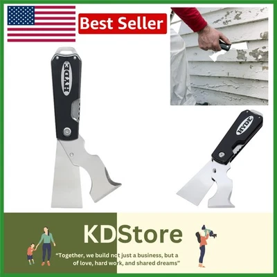 Multiherramienta de pintor plegable de doble hoja - Diseño de acero inoxidable 5 en 1 Foto 1 de 4