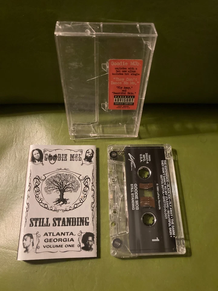 Goodie Mob "Still Standing" Cassette Tape HipHop Rap LaFace Records ATLANTA VG+ Foto 1 de 1