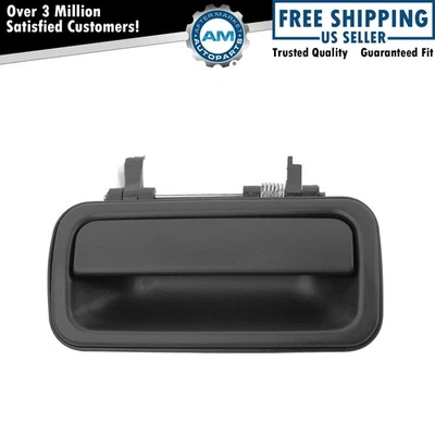 Manija de puerta texturizada negra trasera exterior lado del pasajero derecha derecha para pasaporte de rodeo Foto 1 de 2