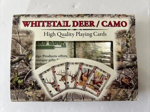 Rivers Edge Whitetail Deer Camouflage Playing Cards Deck New 2 Decks - Picture 1 of 6