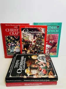 Better Homes and Gardens Books Cross Stitch Christmas Crafts Recipes HC Lot Of 5 - Bild 1 von 24