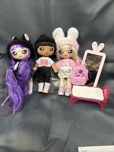 Na! Na! Na! - Lotto Bambole Sorpresa con Accessori - (3) Bambole - MGA - Foto 1 di 17