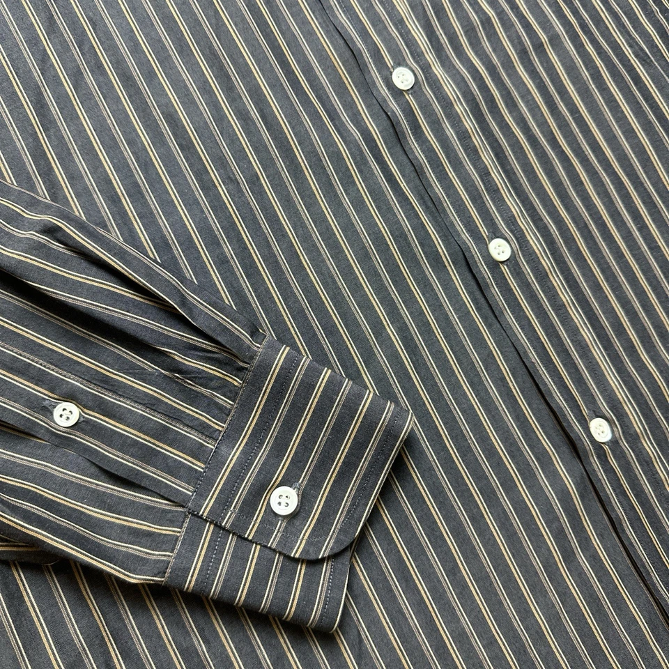 Рубашка Luciano Barbera из хлопка на пуговицах 41 L XL сделано в Италии - Изображение 1 из 4