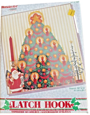 Kit de gancho de cierre Caron Wonderart - Árbol de Navidad - 24"x34" NUEVO 4685 Foto 1 de 4
