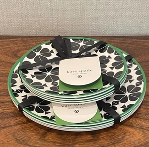 NWT Kate Spade Target 8 pc Melamine Salad AND Dinner Plates - Picture 1 of 12