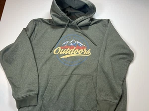 Eddie Baur Adventure Hoodie Mens XXL Green Pullover - Picture 1 of 11