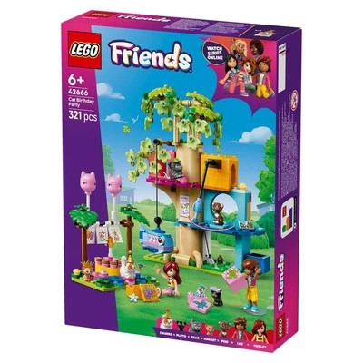 LEGO Friends Cat Birthday Party Tree House 42666 NEW 2025 - Image 1 of 4
