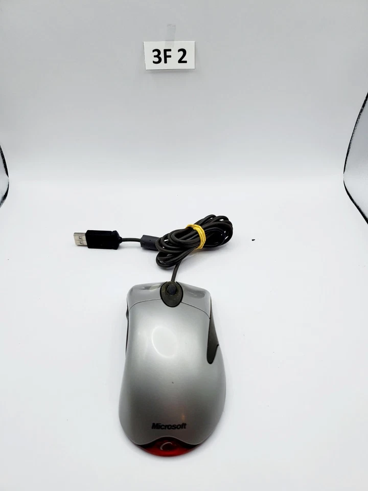 Microsoft IntelliMouse Explorer 3.0 USB -PS/2 Compatible Mouse Silver/Red - Image 1 of 4