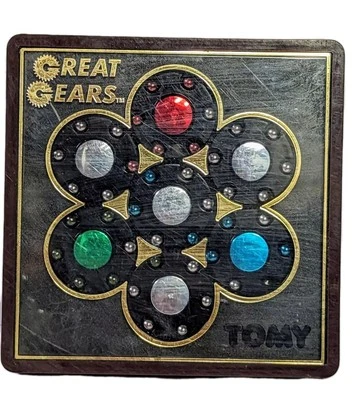 Juego de rompecabezas Great Gears vintage de Tomy hecho en Japón funciona muy bien Foto 1 de 2