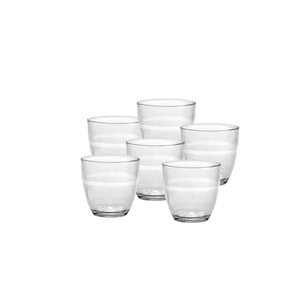 Duralex Set of 6 Gigogne Tumblers 16cl Traditional French Glass Drinkware