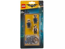 Lego Batman Movie - 3x Gotham City Police Minifigures & Bat Signal New 853651