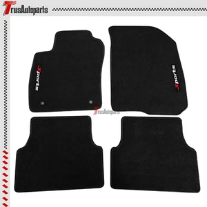Fit 12-20 Chevrolet Sonic Black Nylon Floor Mats Car Carpet Liner Non-slip 4PCS - Picture 1 of 4
