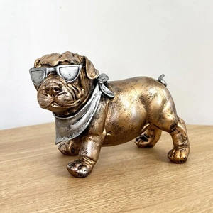 Bulldog Ornament Vintage Style Statue Living Room Home Decoration Accessory Gift - Picture 1 of 7