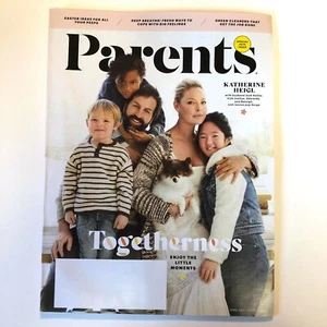 Parents Magazine Katherine Heigl & Josh Kelley with Family Cover April 2021 - Picture 1 of 4
