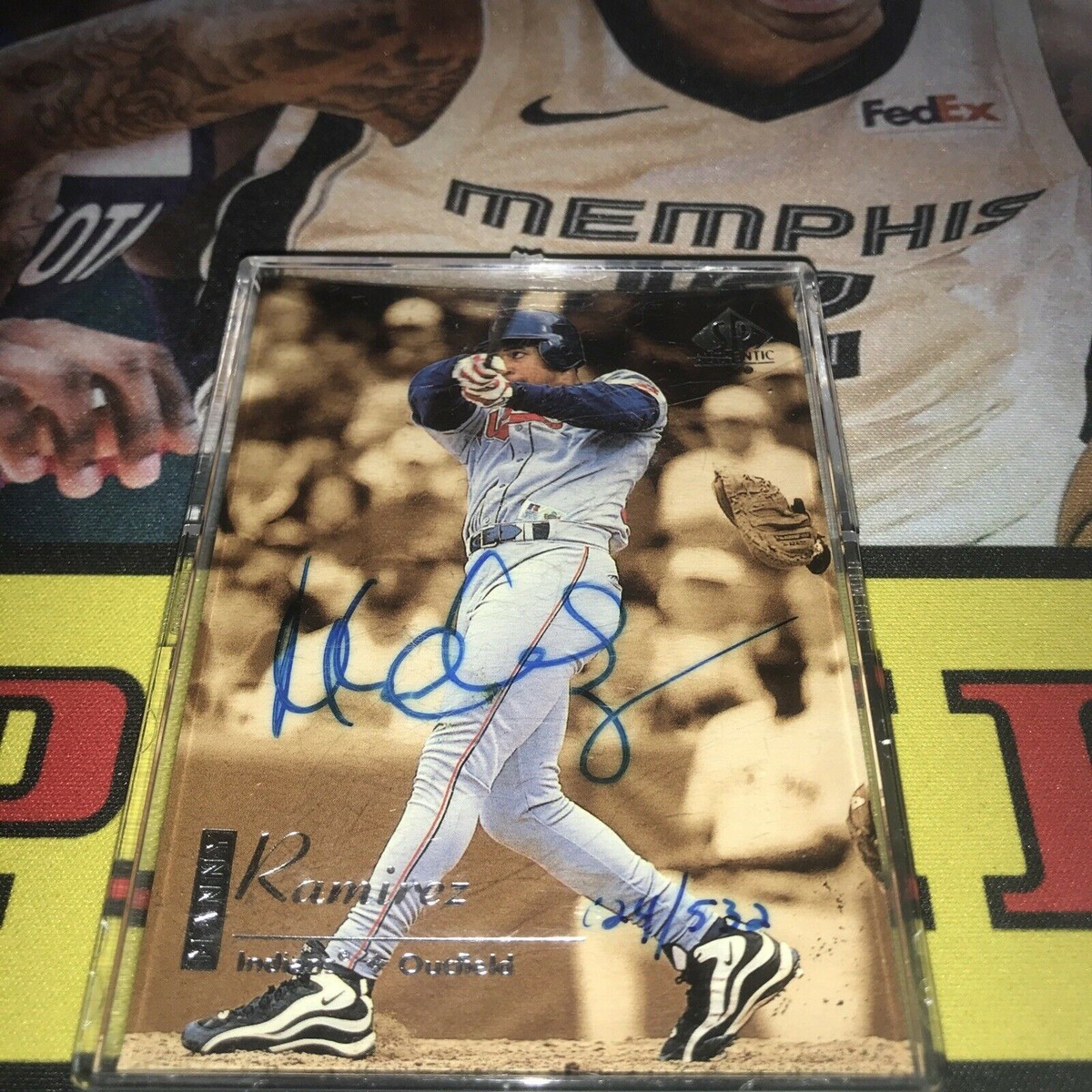 Manny Ramirez 2003年実使用直筆サイン入りキャップ 証明書付き