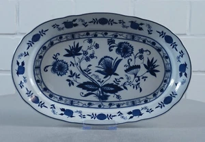 Wellco Krefeld Platte Servierplatte Zwiebelmuster Echt Kobalt Spülmaschenenfest - Bild 1 von 3