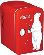 4.7-lb Home Indoor Kitchen Appliances Plastic Mini Fridge Cube Refrigerator Red