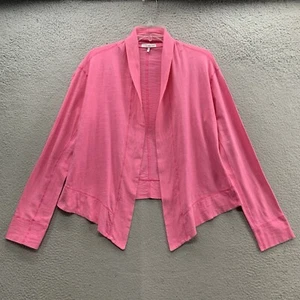 Standard James Perse Cardigan Sweater Top Women’s 2/M Pink Cropped Loungewear - Picture 1 of 11