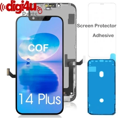 Digi4u For iPhone 14 Plus COF LCD Display Digitizer Screen Replacement+Adhesive