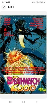 DEATHWATCH 2000 Sealed Box POSSIBLE SUPER HERO  CARDS  - Image 1 of 2